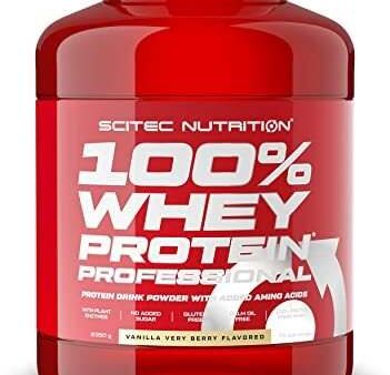 SciTec 100% Whey Protein Professional, Vanilla Very Berry - 2350 grams Online Sale