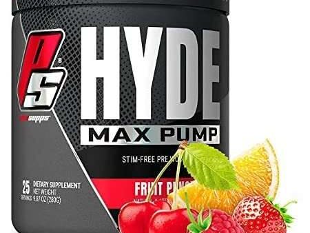 Pro Supps Hyde Max Pump, Fruit Punch - 280 grams For Sale