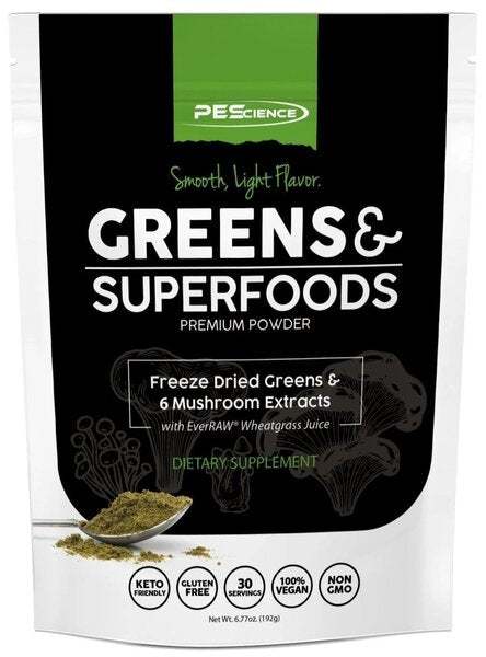 PEScience Greens & Superfoods, Unflavored - 195 grams Sale