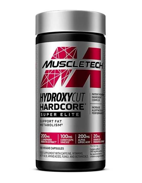 MuscleTech Hydroxycut Hardcore Super Elite - 100 vcaps Fashion