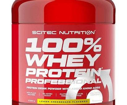 SciTec 100% Whey Protein Professional, Lemon Cheescake - 2350 grams Online Hot Sale