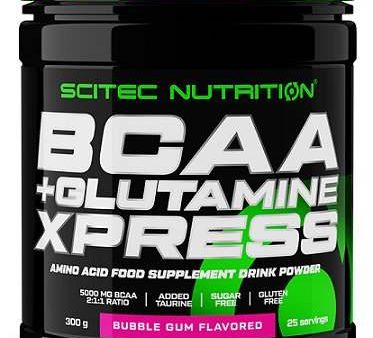 SciTec BCAA + Glutamine XPress, Bubble Gum - 600 grams Online