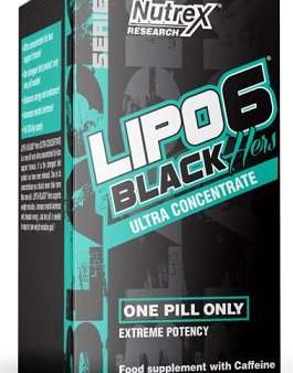 Nutrex Lipo-6 Black Hers Ultra Concentrate with Caffeine - 60 caps For Sale