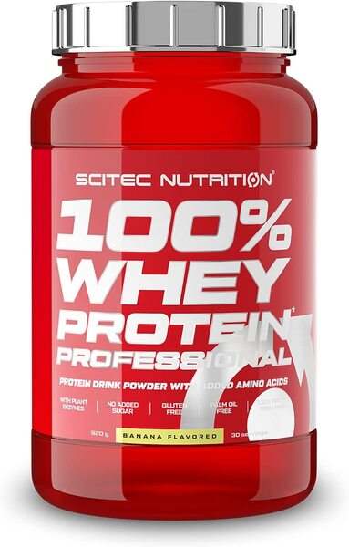 SciTec 100% Whey Protein Professional, Banana - 920 grams Hot on Sale