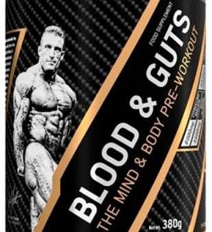 Dorian Yates Blood and Guts, Strawberry - 380 grams on Sale