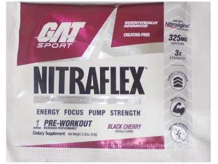 GAT Nitraflex, Watermelon - 10 grams (1 serving) Fashion