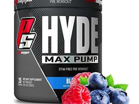 Pro Supps Hyde Max Pump, Blue Razz - 280 grams Supply