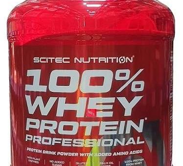 SciTec 100% Whey Protein Professional, Strawberry - 920 grams For Sale