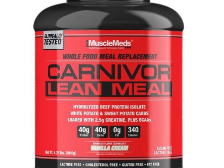 MuscleMeds Carnivor Lean Meal, Vanilla Cream - 1910 grams Discount