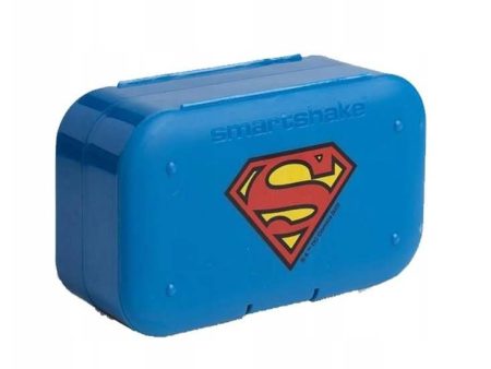 SmartShake Pill Box Organizer, 2-pack - DC Superman Supply