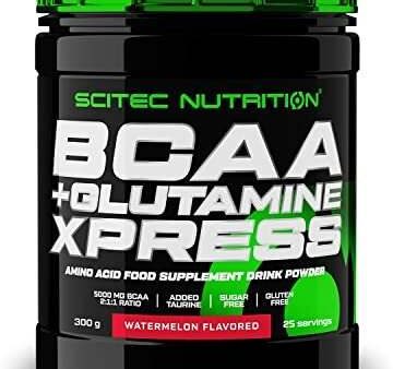 SciTec BCAA + Glutamine XPress, Watermelon - 300 grams For Sale