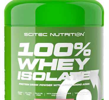 SciTec 100% Whey Isolate, Strawberry - 2000 grams Online Hot Sale