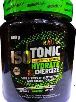 BioTechUSA IsoTonic, Lemon Ice Tea - 600 grams Online now