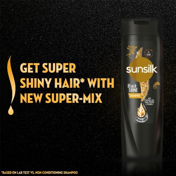 Sunsilk Black Shine Shampoo - 185ML For Discount