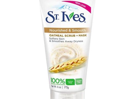 St. Ives Scrub Oatmeal Facial Mask 170 Gm Supply