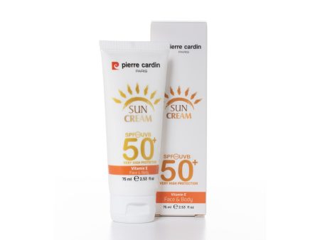 Pierre Cardin Paris Sun Cream 50+ SPF V.High Profile 75ml Hot on Sale