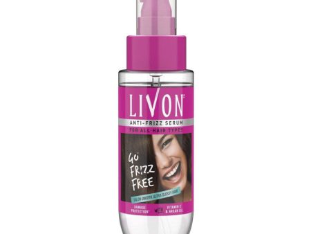 Livon Anti Frizz Serum for All Hair Types 100 ml Supply