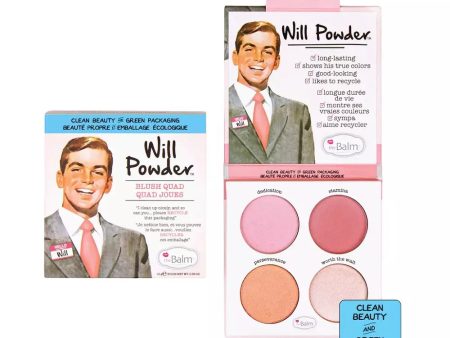 The Balm Will Powder Blush Quad Online Hot Sale