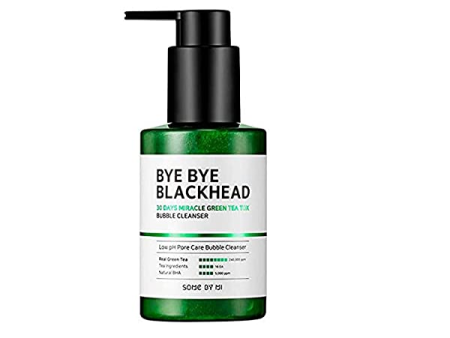 Some By Mi Byebye Blackhead 30 Days Miracle Green Tea Tox Bubble Cleanser - 120gm Online now