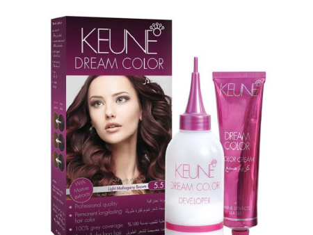 Keune Dream Color Kit Pack Shade 6.3 Dark Golden Blonde Hot on Sale