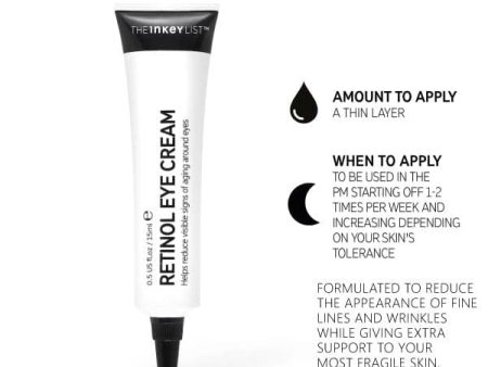 The Inkey List Retinol Eye Cream - 15ml Online now