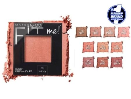 Maybelline New York Fit Me Powder Mono Blush Supply