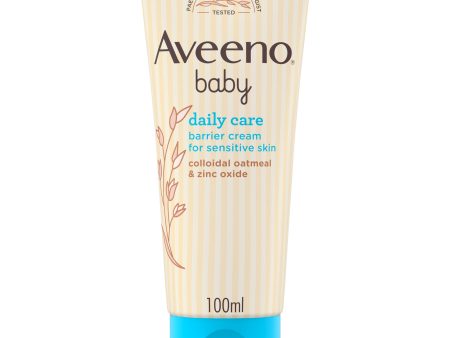 Aveeno Baby Barrier Nappy Cream Daily Care  Sensitive Skin- 100ml For Discount