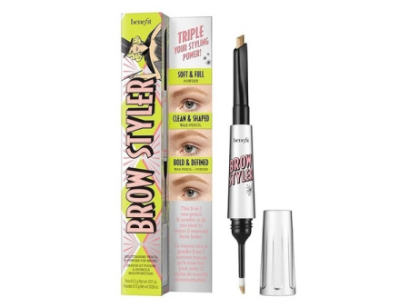 Benefit Brow Styler Multitasking Pencil & Powder 5 Warm Black-Brown Fashion