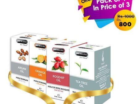 Hemani All In 1 Pack Of 4 In Price Of 3 (Oil) Online Sale