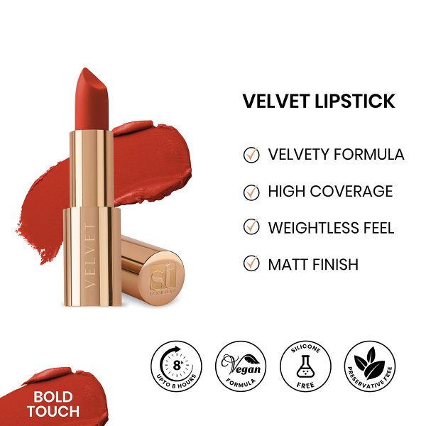 ST London Velvet Ultra Matt Lipstick Bold Touch For Discount