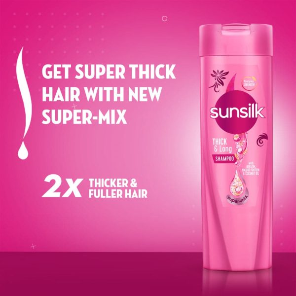 Sunsilk Thick & Long Shampoo - 360ML Hot on Sale