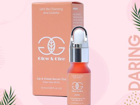 Glow & Glee Lip & Cheek Serum Tint Daring 10ml on Sale