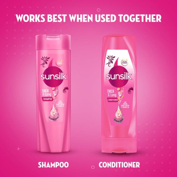 Sunsilk Thick & Long Shampoo - 360ML Hot on Sale