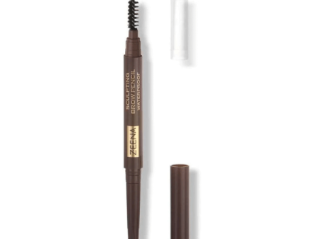 Zeena Sculpting Brow Pencil Waterproof - 20 Chocolate Brown For Discount