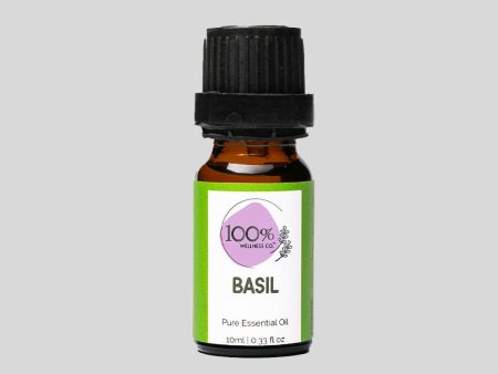 100% Wellness Co Basil Essential Oil Supply