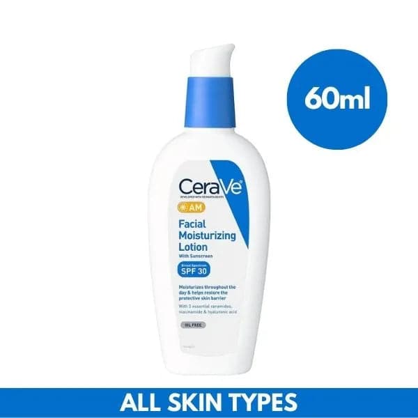 CeraVe AM Facial Moisturizing Lotion with Sunscreen For Cheap