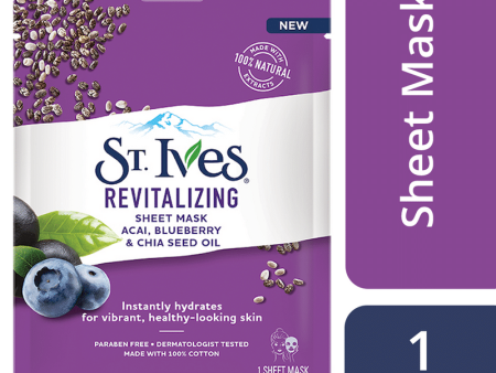 St. Ives Revitalizing Sheet Mask 23 Ml Hot on Sale