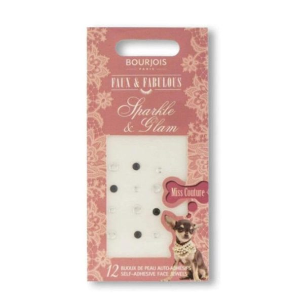 Bourjois Sparkle & Glam Face Jewels 12 Sels-Adhesive Jewels Carded For Discount