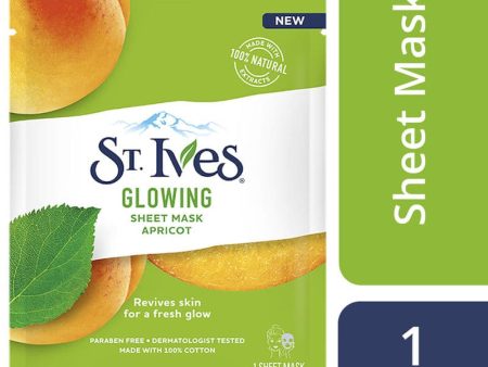 St. Ives Glowing Sheet Mask Apricot 23 Ml Cheap