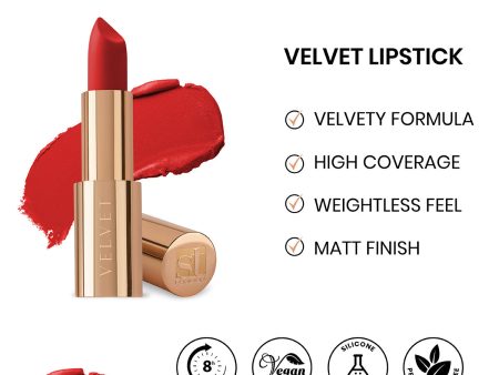 ST London Velvet Ultra Matt Lipstick High Voltage Online