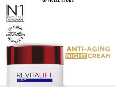 L Oreal Paris Revitalift Moisturizing Night Cream - 50ml Discount