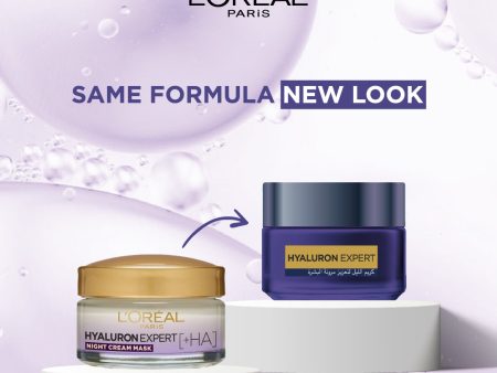 L Oreal Paris Hyaluron Expert Replumping Night Cream Mask - 50ml Online