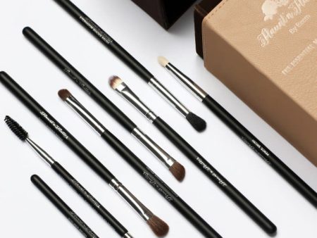 Flaunt n Flutter Essential Eye Makeup Brush Set (08 Piece Set) on Sale