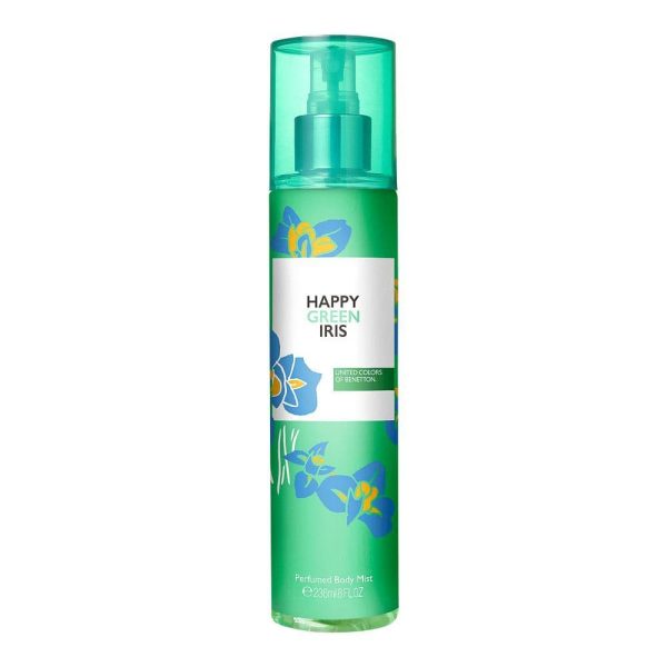 Benetton Happy Green Iris Body Mist 236Ml For Sale