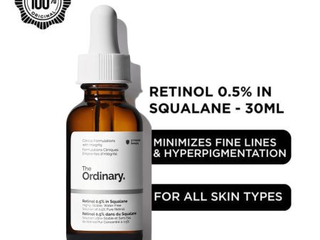 The Ordinary Retinol 0.5% in Squalane - 30ml Online now