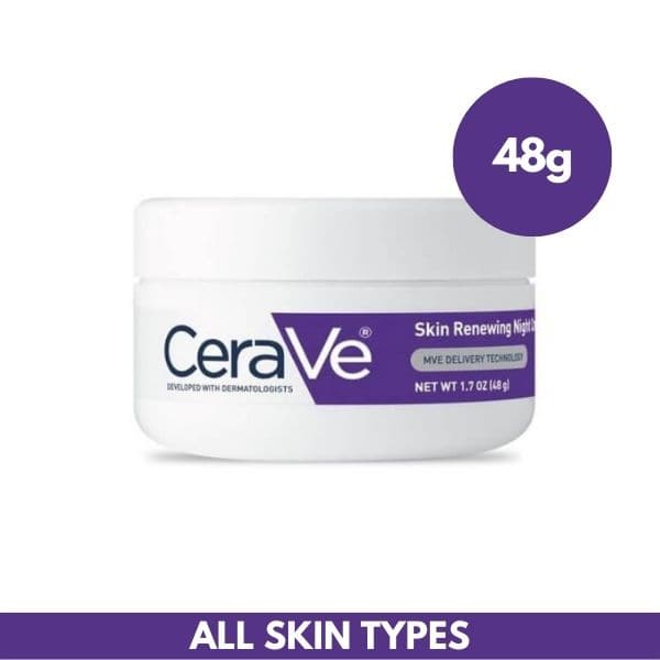 CeraVe Skin Renewing Night Cream - 48g Supply