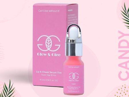 Glow & Glee Lip & Cheek Serum Tint Candy 10Ml For Discount